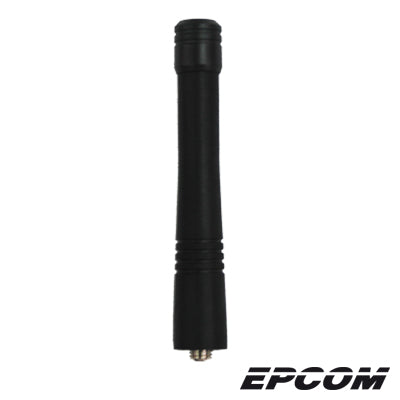 VHF Stubby Helical Antenna, 148-164 MHz, Replacement Improved Version for Motorola Portable Radio with Monopole Stud Connector.