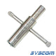 Pipe Wrench for Unscrewing Oppressors on KENWOOD Portable Radios.