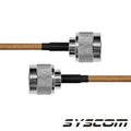 60 cm Coaxial Cable RG-142/U, 50 Ohm, with N Male to N Male Connectors