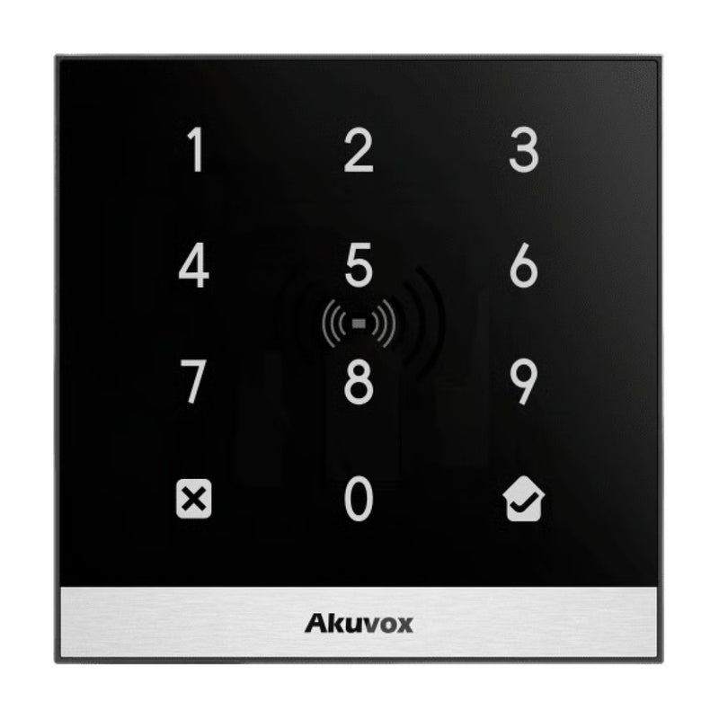 Smart, Compact and Elegant Access Control Terminal for 1 Door / 125 kHz Prox Reader / MIFARE 13.56 MHz / Keypad / 20,000 Users / Web Management