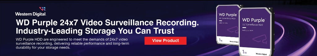 WD Purple 24x7 Video Surveillance Recording. Industry-Leading Storage You Can Trust
