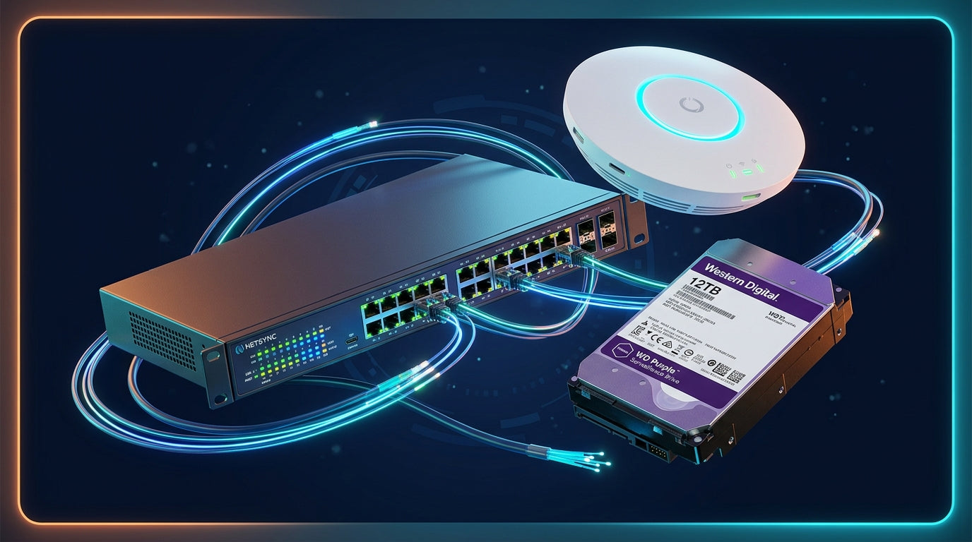 Enterprise Networking, 10G PoE Switches, Wi-Fi 7 & Surveillance Storage